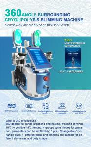 Wholesale Aesthetics Cryolipolysis Slimming Massager Cellulite Reduction Fat Freezing 4 Handle from china suppliers