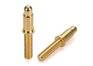 Wholesale Thread Type Pogo Pin Connector Brass Dia8.0 Spring Loaded Pogo Pin from china suppliers