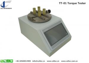 China Cap locking and opening torque tester Bottle Twisting strength testing equipment on sale