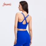 Yoga Buttery Soft Cross Back Push Up Energy RGS Bra Gym Fitness Set 230gsm