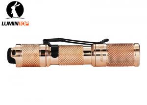 China EDC Lumintop Copper Tool AAA Flashlight , Mini LED Powerful Pocket Torch on sale