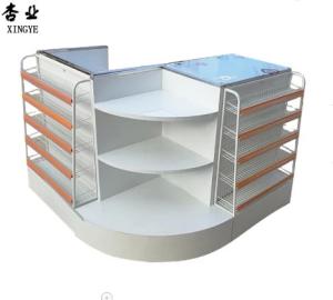 Wholesale Stainless Steel Checkout Counter Supermarket Checkout Counter With The Corner from china suppliers