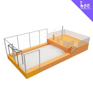 Wholesale Custom Children Trampoline Air Cushion Zip Line Combination Playground Equipment from china suppliers