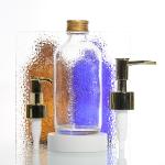 Empty Amber Glass Lotion Pump Bottles Soap Dispensers Bottle Jar Cosmetics