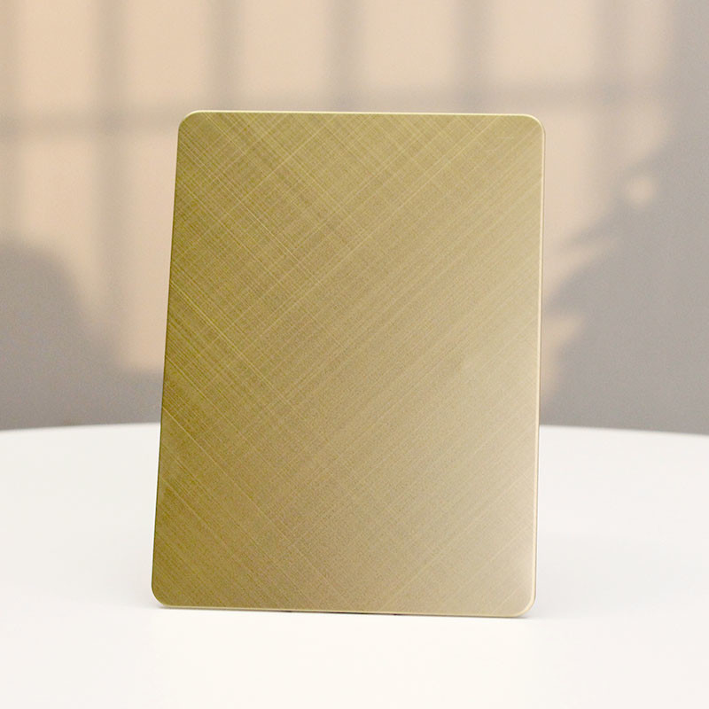 Customized Brushed Stainless Steel Decorative Plates 3.0mm Thickness
