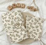 Super Soft Breathable Floral Muslin Baby Crib Comforter Blanket And Quilt Cotton