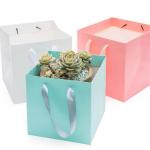 Custom Floral Arrangement Gift Bags For Flower Shops And Gift Stores with logo