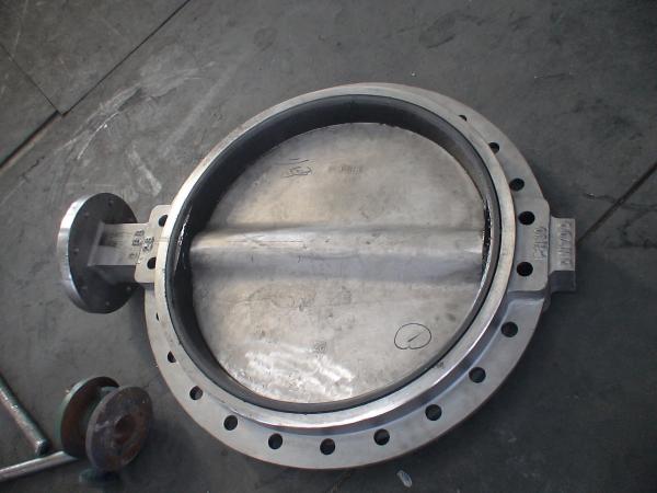 Quality Large Double Flanged Butterfly Valve / Water Butterfly Control Valve for sale