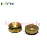 Small Hole Pressure Foot Disk Insert Golden Steel For CNC Hitachi Drilling