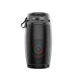 Outdoor LED Flashing Light Bluetooth Speaker Portable 1200mAh Waterproof