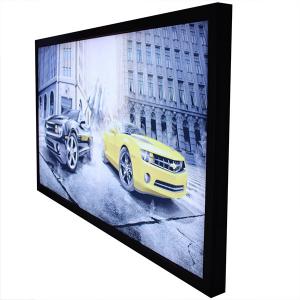 China Snap Frame Wall Mounted Lightbox , Wall Mount Led Menu Boards For Restaurants on sale