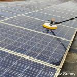Automatic Multi-Fit Photovoltaic Station Cleaning with 7.5-Meter Telescopic