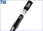 Plastic Handwriting Pen 2GB USB Disk Separate Drive Rubber Holding