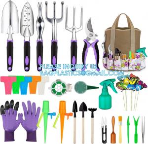China 9 Piece Specialty Lady Garden Tool Set Heavy Duty Flower Design Garden Tool Set Gardening Tool With Bag on sale