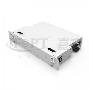 Wholesale 1.6U ODF Rack Mount Fiber Patch Panel For 48 LC DX Fiber Optic Distribution Frame from china suppliers