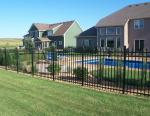 Garden House School 2.4x2m Steel Wrought Iron Fence Vandal Resistant
