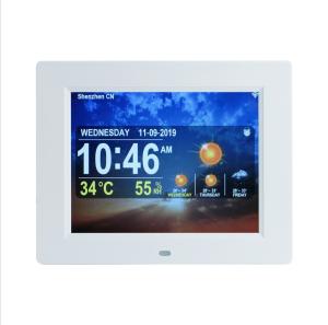China 5 Alarm Digital Calendar Clock 800x600 Video In Folder on sale