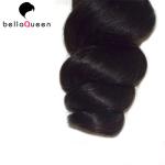 Unprocessed No Shedding Loose Wavy Peruvian Human Hair 1b For Beautiful Girl