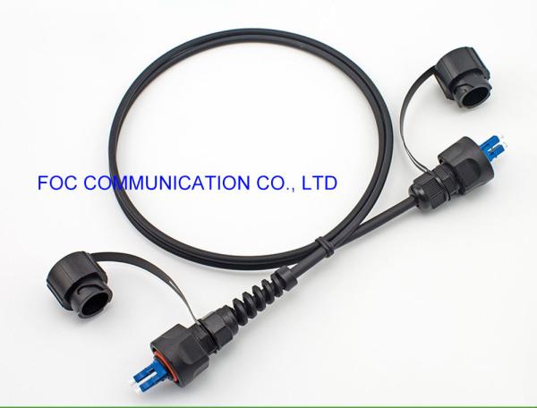 FTTA Cable Assemblies Fiber Optic Patch Cord LC/UPC With ODVA Connectors TPU