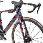 STEALTHpro Carbon Fiber Road Bike Holographic Color Sram RIVAL 22 Speed Disc
