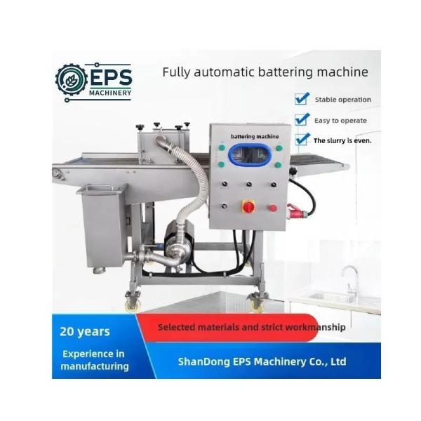 Automatic Grade Automatic Tempura Vegetable Battering Machine for Fast Food