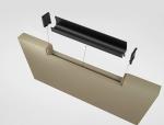 OEM Embed Aluminium Kitchen Handles 50mm-500mm For Cupboard