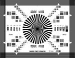 TUV 280x210mm Lens Focus Test Chart Sineimage YE0100 Reflective