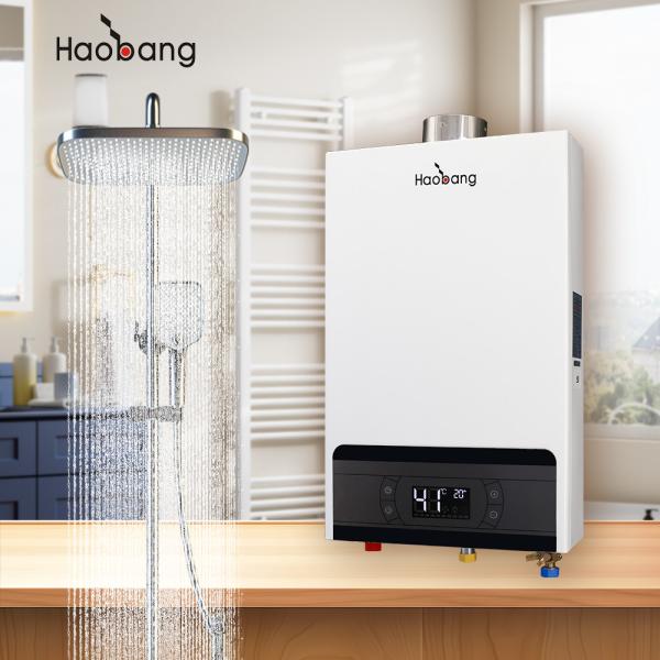 530*330*143 Mm Forced Vent Gas Water Heater for Water Flow Rate 2.64 GPM and