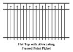 Tubular Fencing Picket 19mmx19mm x1.00mm 1800mmx2400mm come with 40mmx40mmx1.2mm