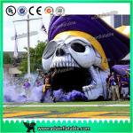 Giant Event Entrance Tunnel Inflatable Skeleton Skull Replica