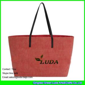 Wholesale LUDA carolina herrera handbags cheap paper straw promotional bags from china suppliers