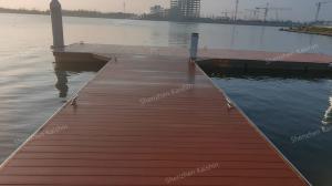 Wholesale Anti UV Floating Dock Aluminum Gangways WPC Decking Marine Dock Ramps from china suppliers