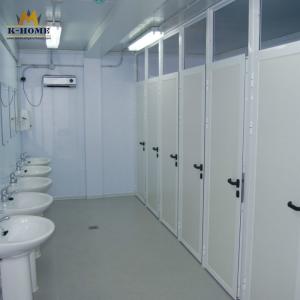 Wholesale Prefabricated Temporary Toilet Cabin With Bathroom Public Use Eco Friendly from china suppliers
