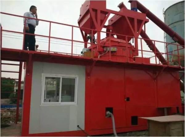 Low Energy Consumption Concrete Mortar Mixer Gypsum Concrete Mixer 750L Output