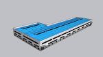 Indoor Galvanized Steel Structure High Strength Long Life Span