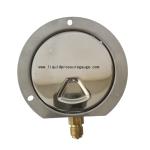 1/2 BSP 100mm Fillable Liquid Filled Pressure Gauges Unpolished
