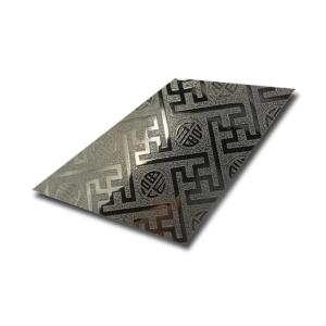 Wholesale BIS JIS GS Decorative Stainless Steel Sheets With Unique Surface Etchings from china suppliers