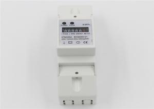 Wholesale 120V/220V/230V Single Phase DIN Rail Smart KWH Energy Meter 10(40)A from china suppliers