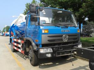 Wholesale 10 Ton Sewage Collection Truck Dongfeng 10cbm Vacuum Sewage Sucking Truck from china suppliers