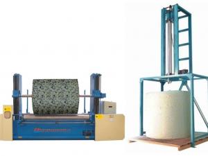 China Vertical / Horizontal Mattress Sponge Foam Drilling Machine , Foam Mattress Making Machine on sale