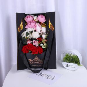 Wholesale Black Empty Valentines Cardboard Flower Boxes Wholesale OEM from china suppliers