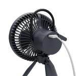 Solar Powered Camping Tent Ceiling Fan Rechargeable 204x140x362mm