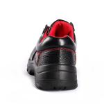 Shengjie Red Lace up Embossed Cow Leather Puncture Slip Resistant PU Sole Man