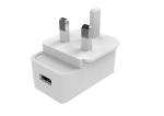Fireproof PC RoHS ErP 5V 1a USB Wall Charger UK