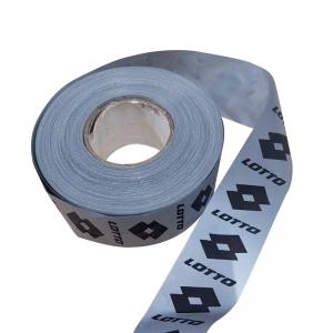 Wholesale Grey Silver Green Reflective Elastic Tape For Clothing Vests Sewable Hi Vis Polyester Stripe from china suppliers