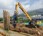 High Performance Hydraulic Pile Driving Machine 2800rpm Vibration Frequency