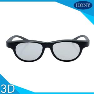 Wholesale Black Linear Polarized Cinema 3D Glasses Custom Frame Color For Movie Theater from china suppliers