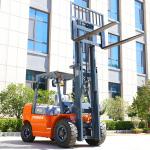Power Steering heavy loads Diesel Engine Forklift 3-6m Lifting Height