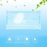 Disposable Medical Grade Face Mask Tie On Ear Loop Bfe>95,98,99 With Round Flat