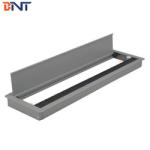 BNT manufactured product aluminum alloy soft close flip up desktop grommet box